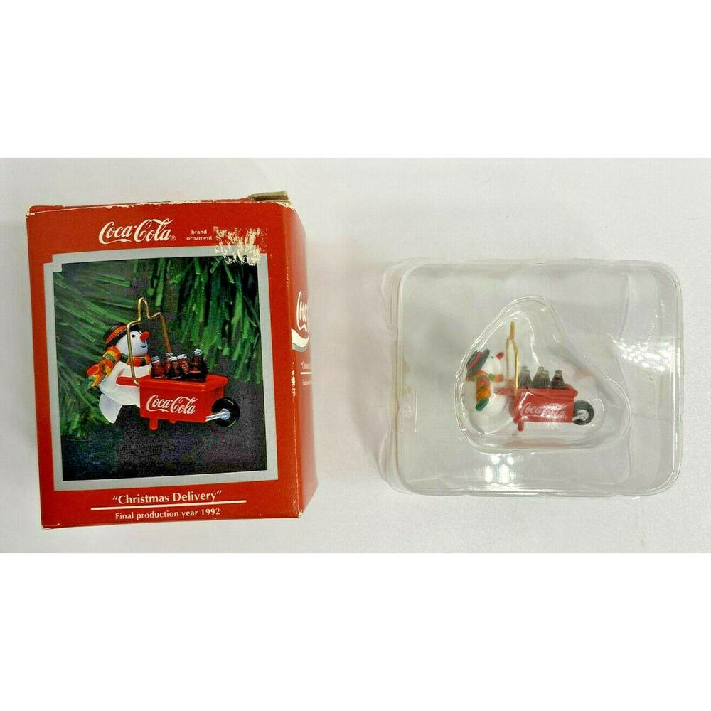1992 Enesco Coca-Cola‎ "Christmas Delivery" Ornament U72/8823